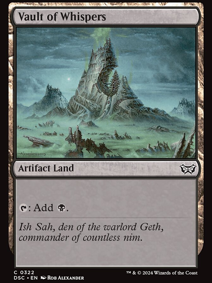 Vault of Whispers (Duskmourn: House of Horror Commander) 1