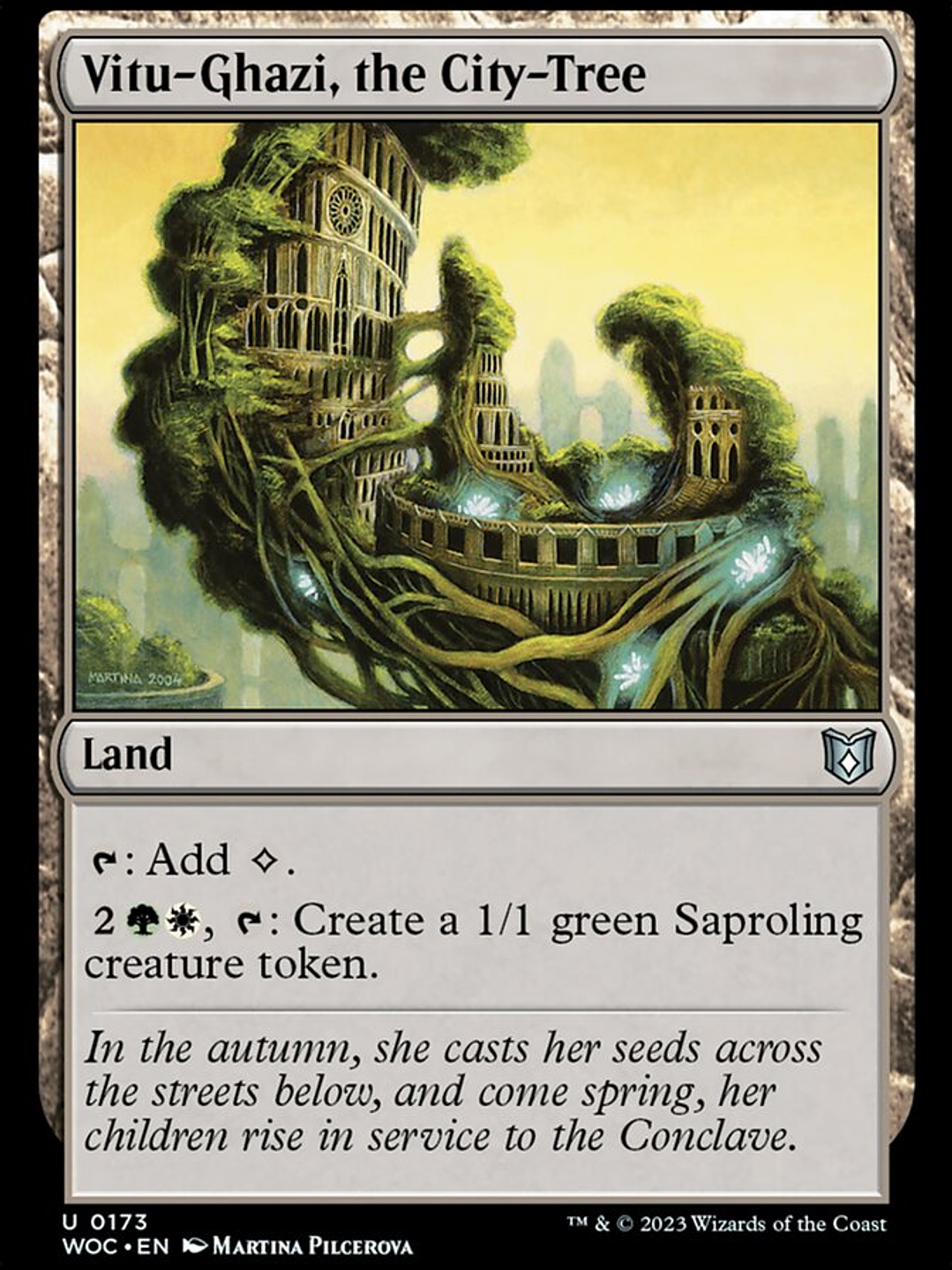 Vitu-Ghazi, the City-Tree (Wilds of Eldraine Commander) 1