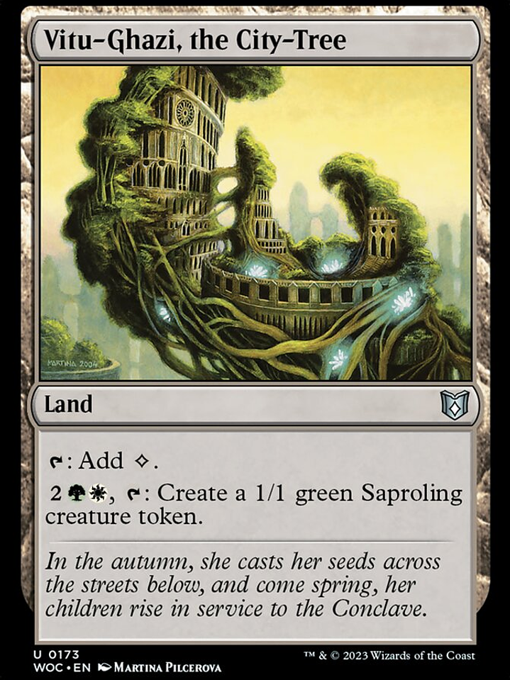 Vitu-Ghazi, the City-Tree (Wilds of Eldraine Commander) 1
