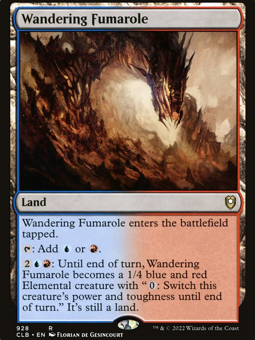 Wandering Fumarole (Commander Legends: Battle for Baldur's Gate) 1