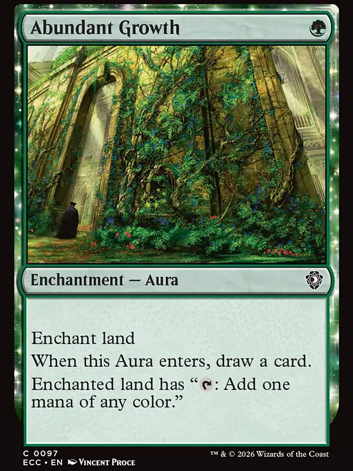 Abundant Growth (Lorwyn Eclipsed Commander) 1