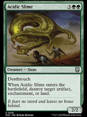 Acidic Slime (Modern Horizons 3 Commander)