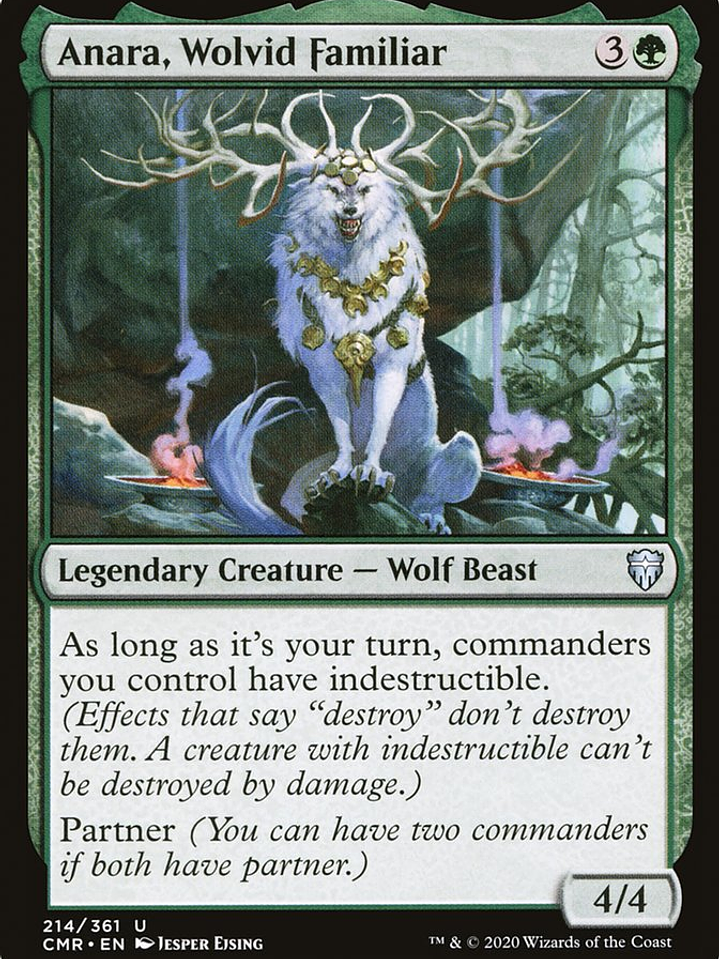 Anara, Wolvid Familiar (Commander Legends) 1