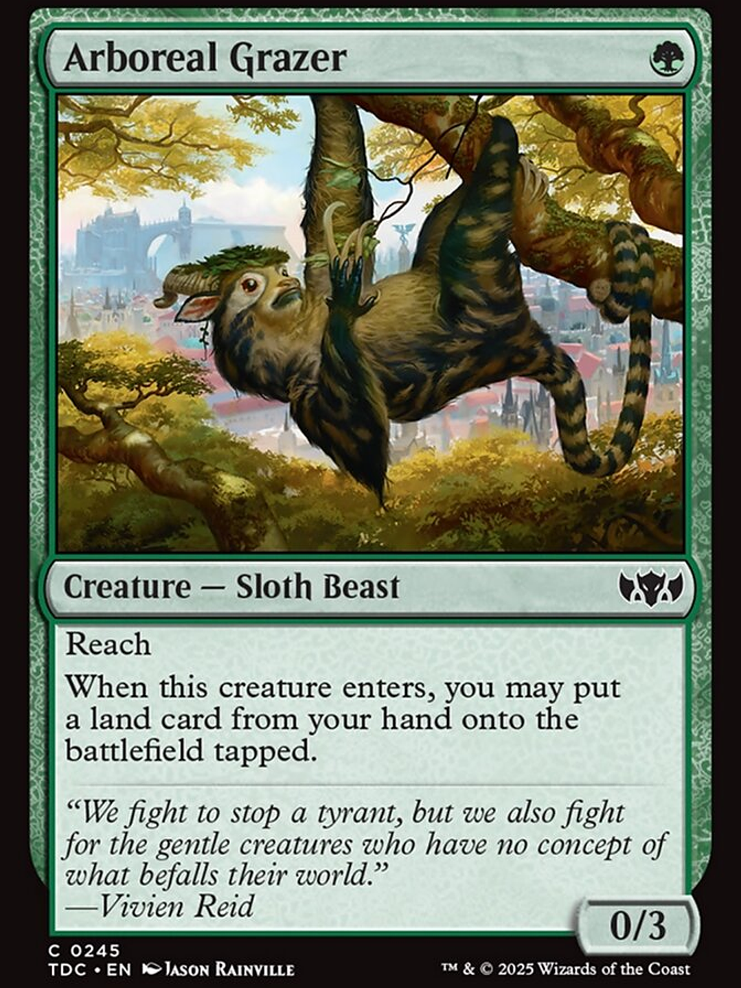 Arboreal Grazer (Tarkir: Dragonstorm Commander) 1