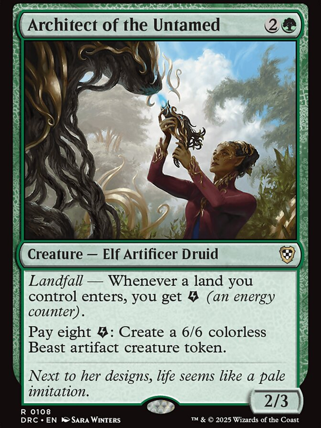 Architect of the Untamed (Aetherdrift Commander) 1