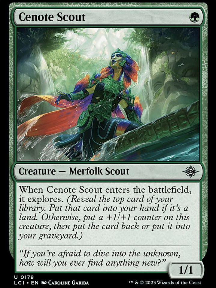 Cenote Scout (The Lost Caverns of Ixalan) 1