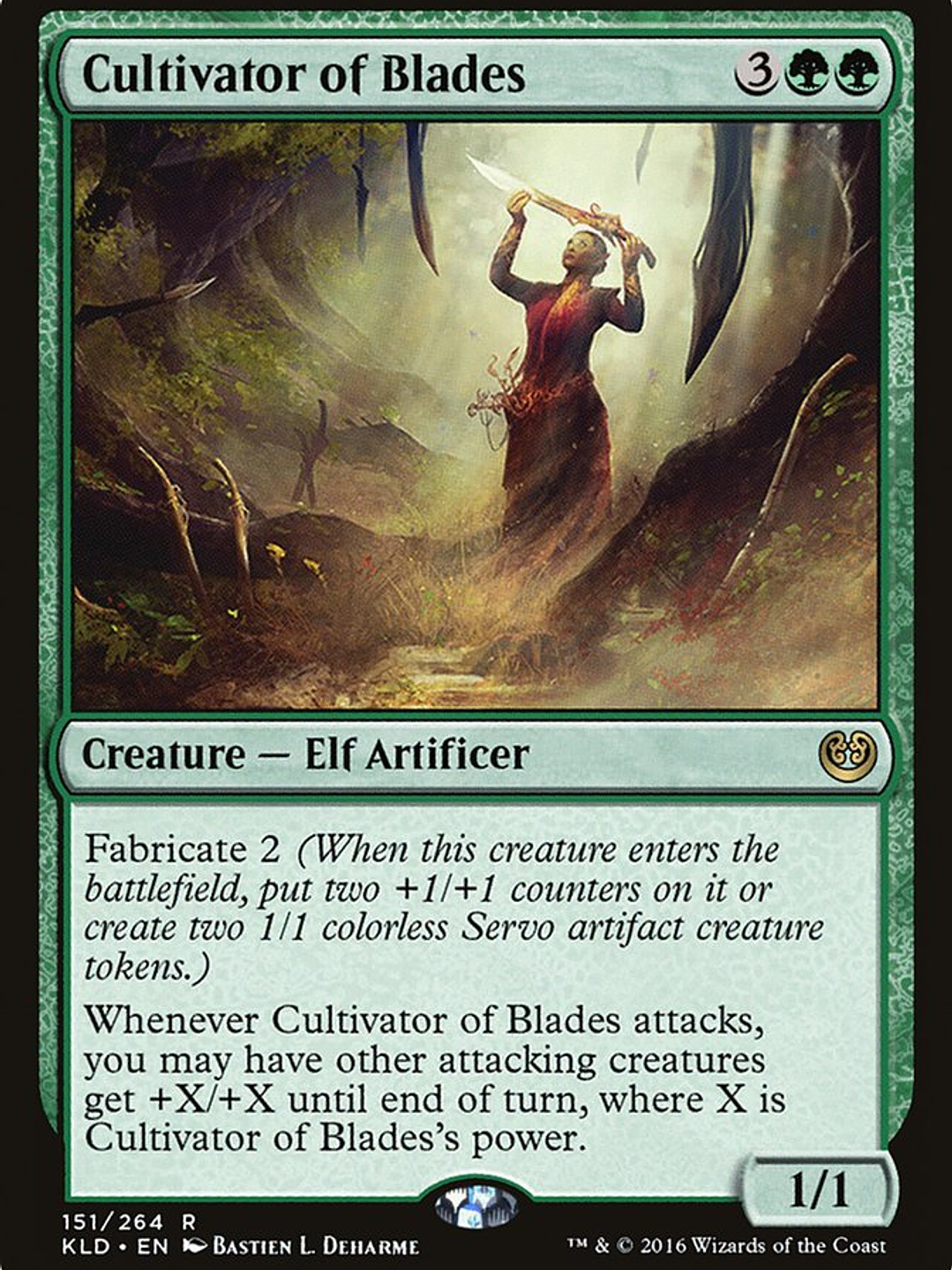 Cultivator of Blades (Kaladesh) 1
