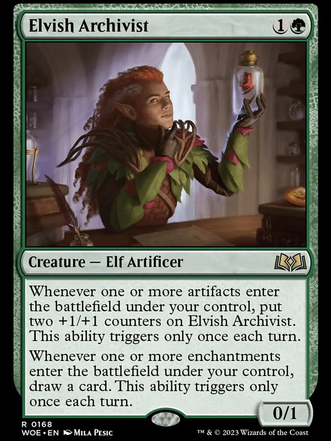 Elvish Archivist (Wilds of Eldraine) 1