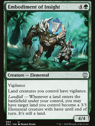 Embodiment of Insight (Zendikar Rising Commander)