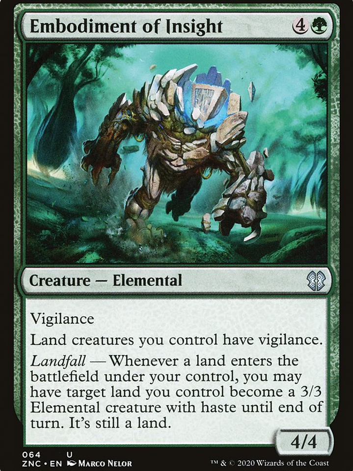 Embodiment of Insight (Zendikar Rising Commander) 1