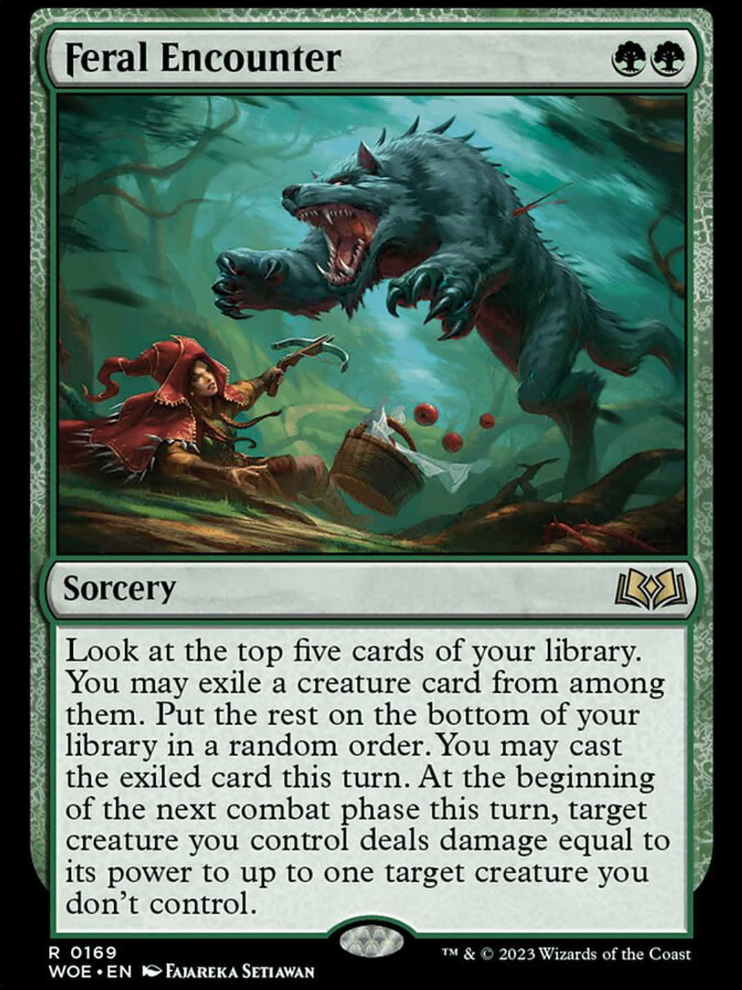 Feral Encounter (Wilds of Eldraine) 1