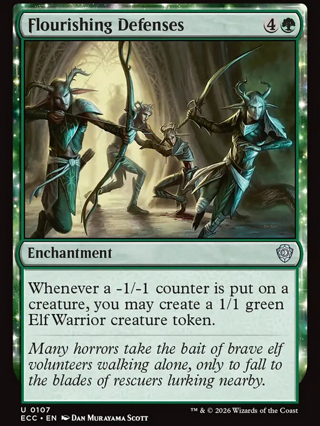 Flourishing Defenses (Lorwyn Eclipsed Commander) 1