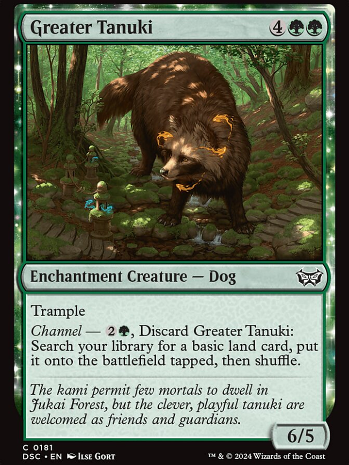 Greater Tanuki (Duskmourn: House of Horror Commander) 1