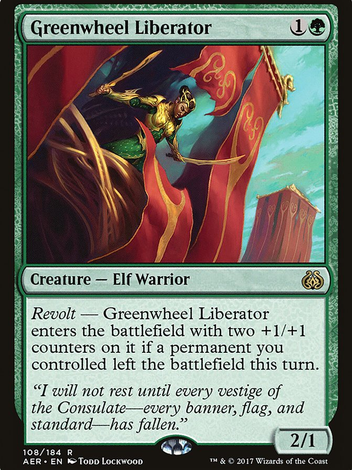 Greenwheel Liberator (Aether Revolt) 1