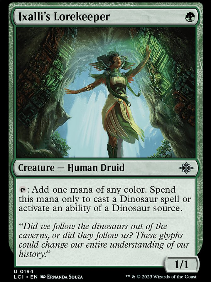 Ixalli's Lorekeeper (The Lost Caverns of Ixalan) 1