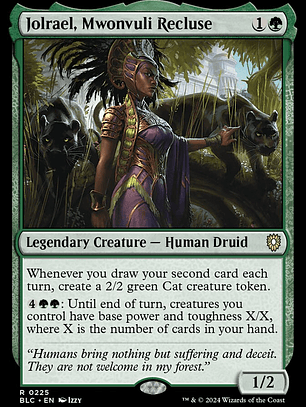 Jolrael, Mwonvuli Recluse (Bloomburrow Commander)
