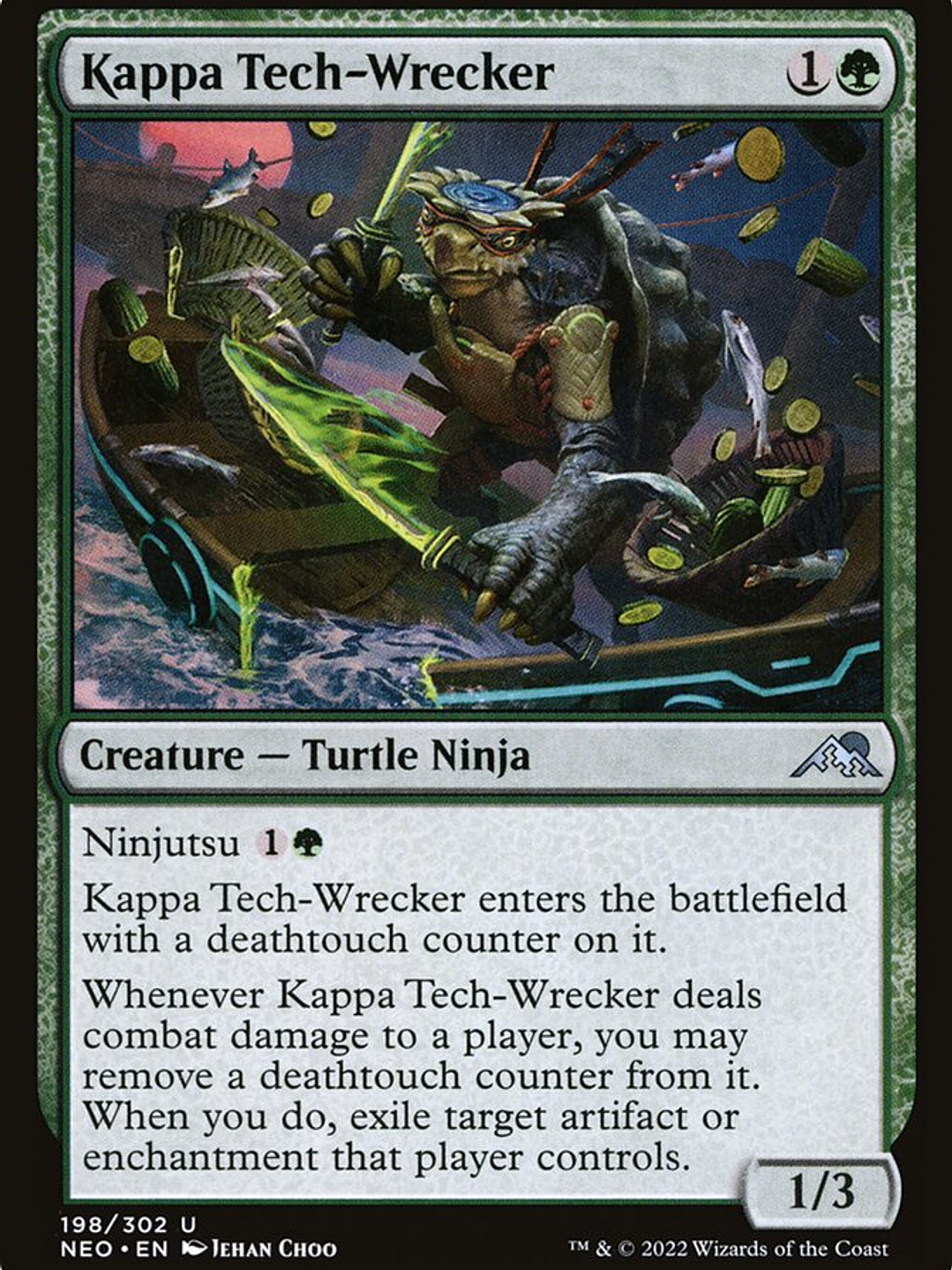 Kappa Tech-Wrecker (Kamigawa: Neon Dynasty) 1