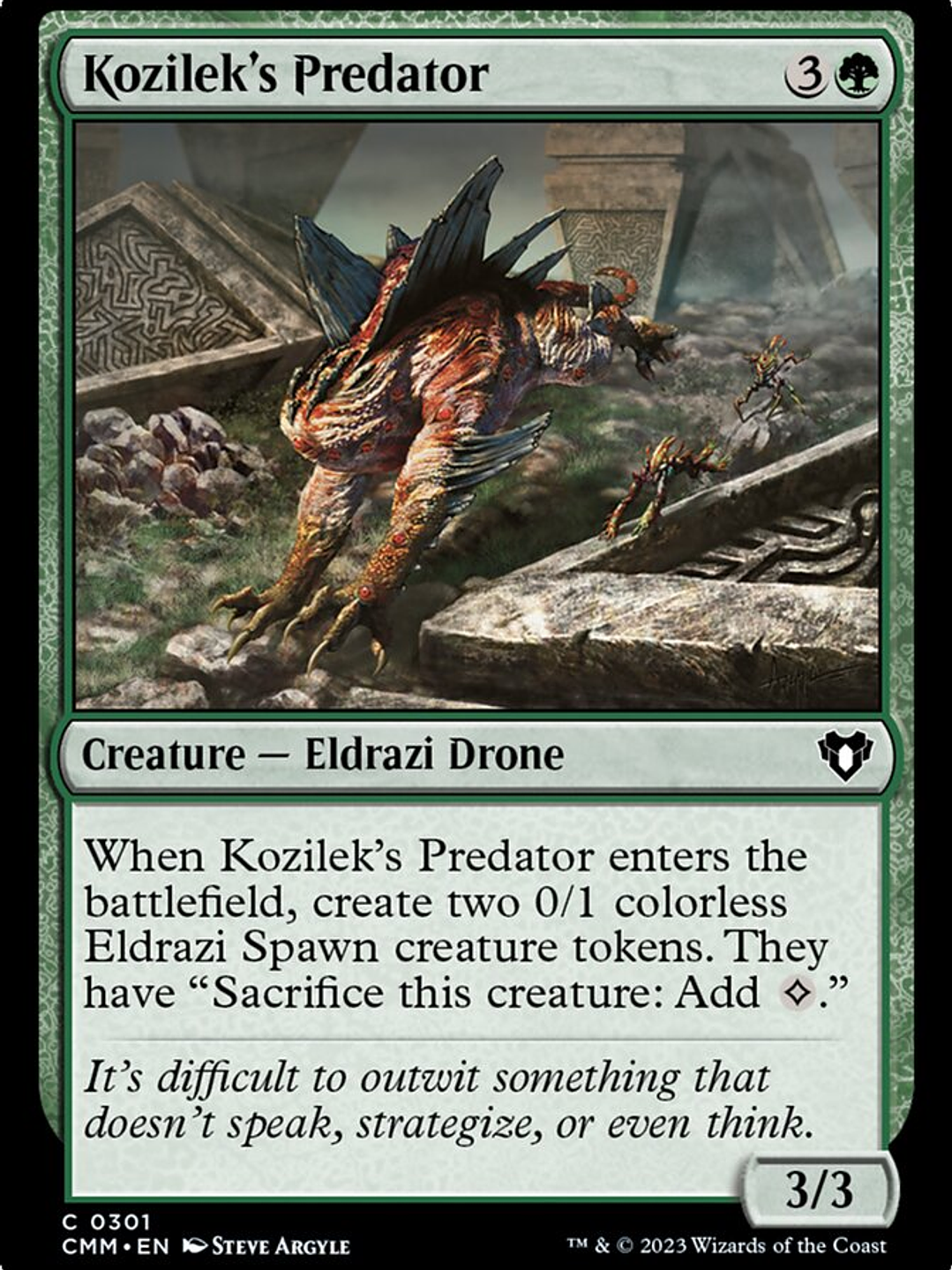 Kozilek's Predator (Commander Masters) 1