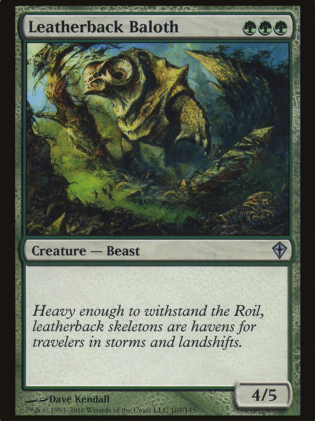 Leatherback Baloth (Worldwake) 1