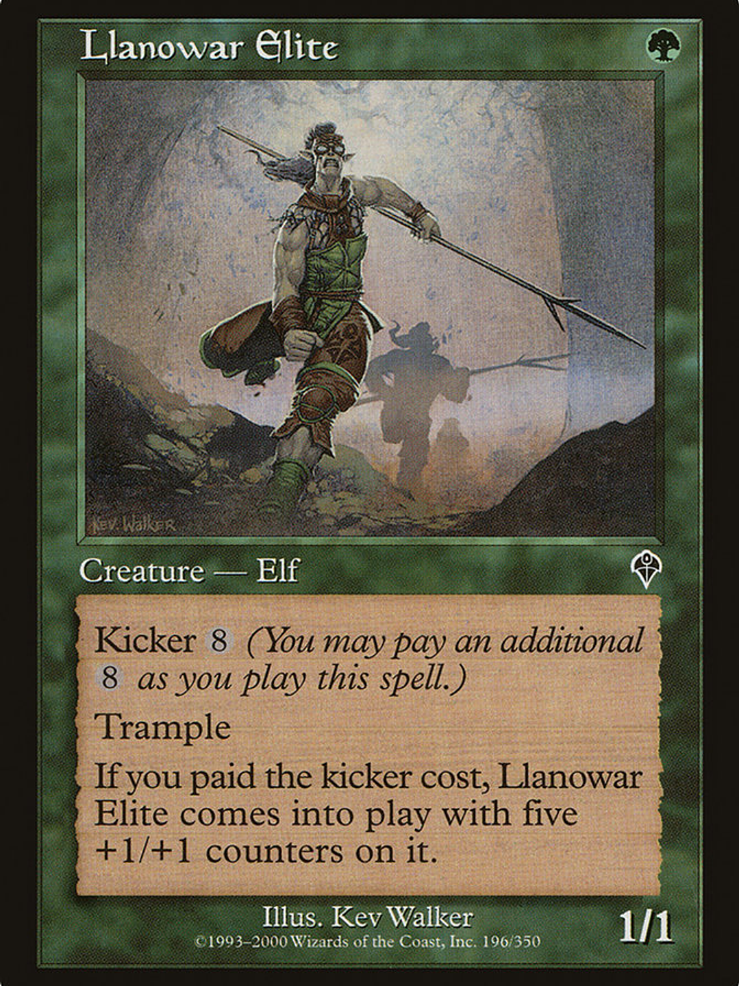 Llanowar Elite (Invasion) 1