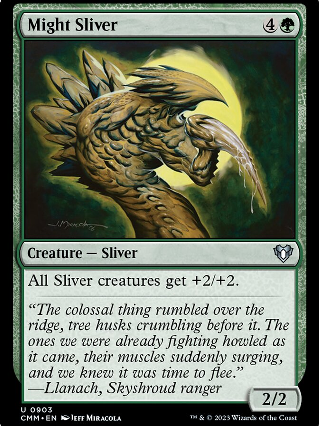 Might Sliver (Commander Masters) 1