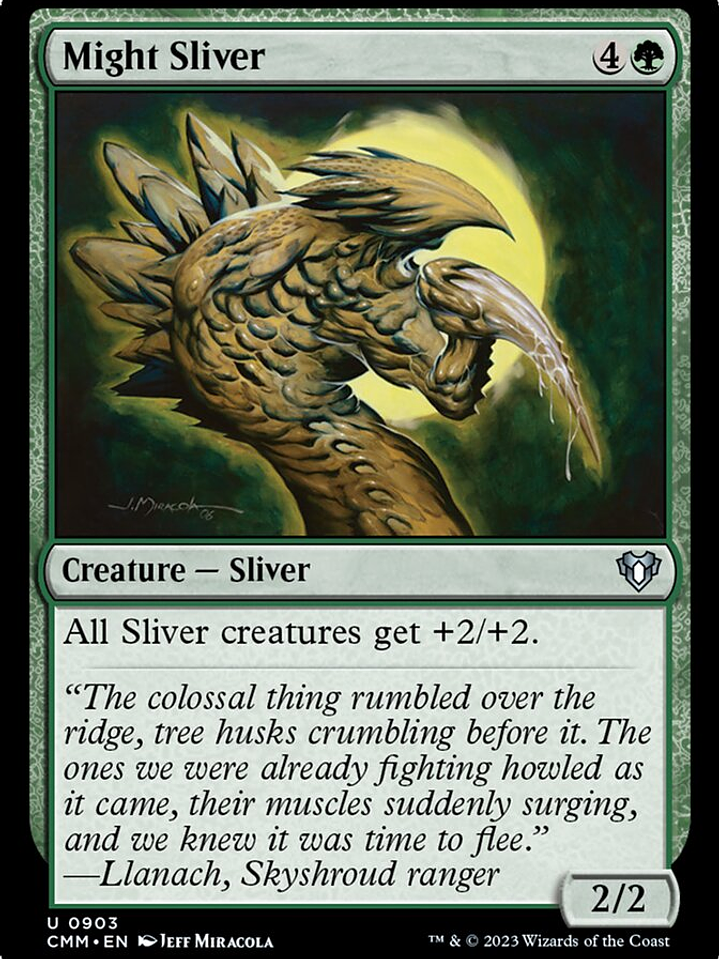 Might Sliver (Commander Masters) 1