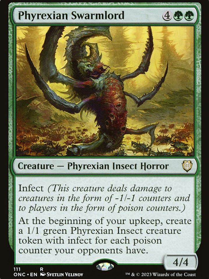 Phyrexian Swarmlord (Phyrexia: All Will Be One Commander) 1
