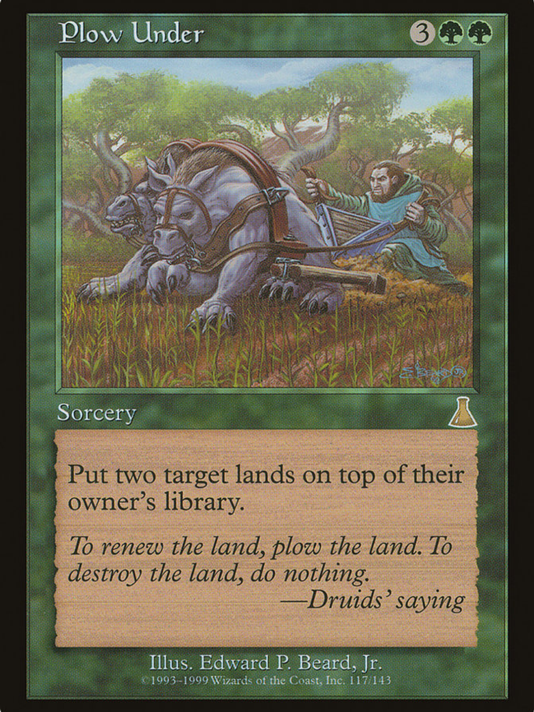 Plow Under (Urza's Destiny) 1