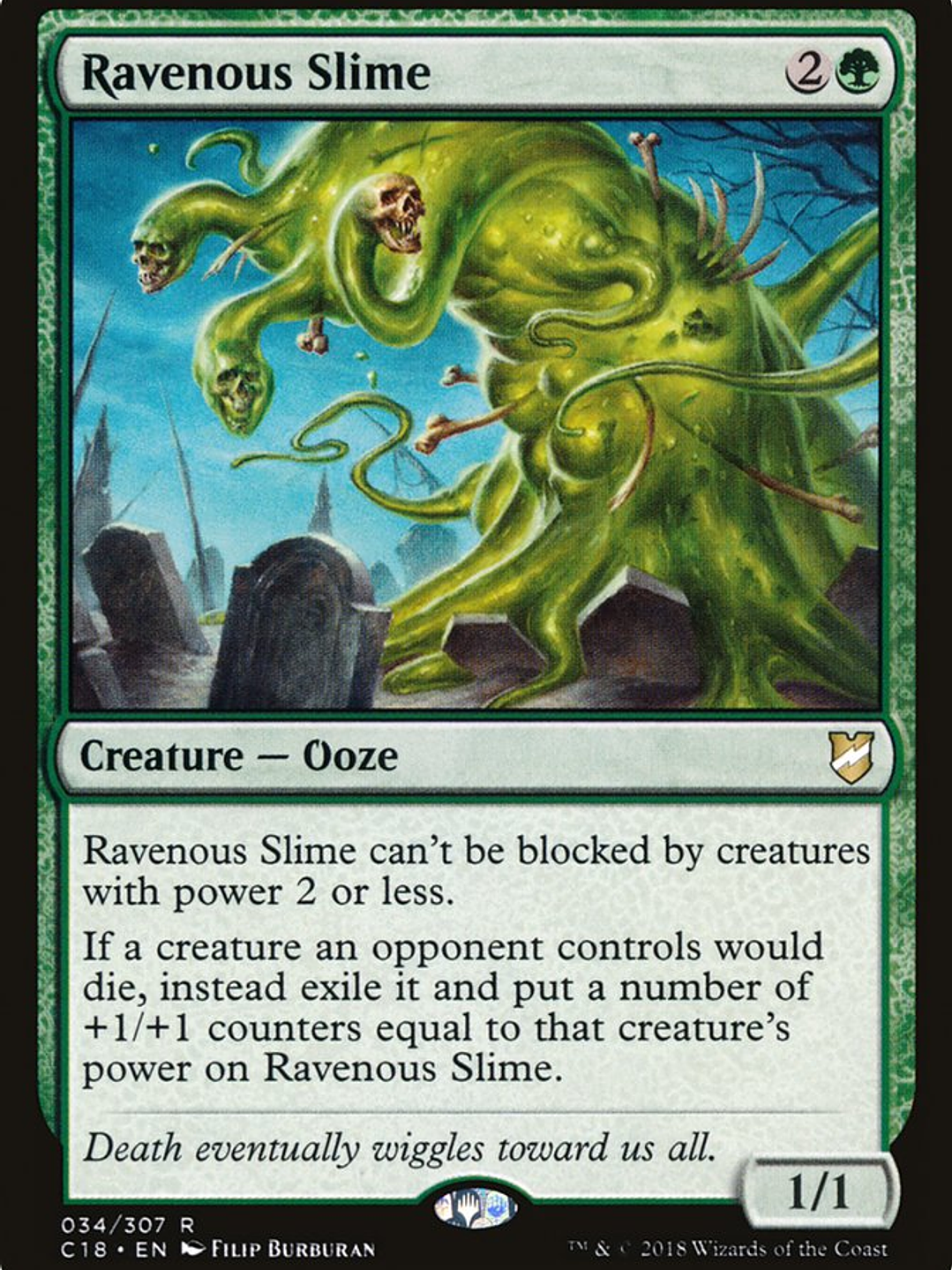 Ravenous Slime (Commander 2018) 1