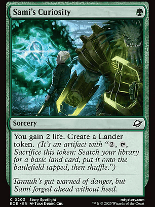 Sami's Curiosity (Edge of Eternities)