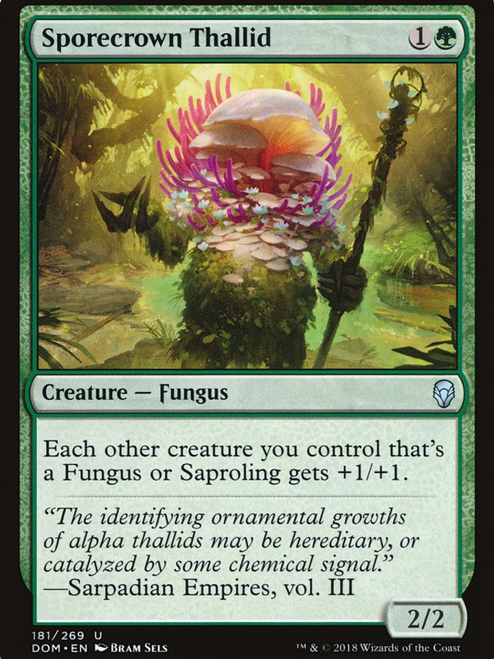 Sporecrown Thallid (Dominaria) 1