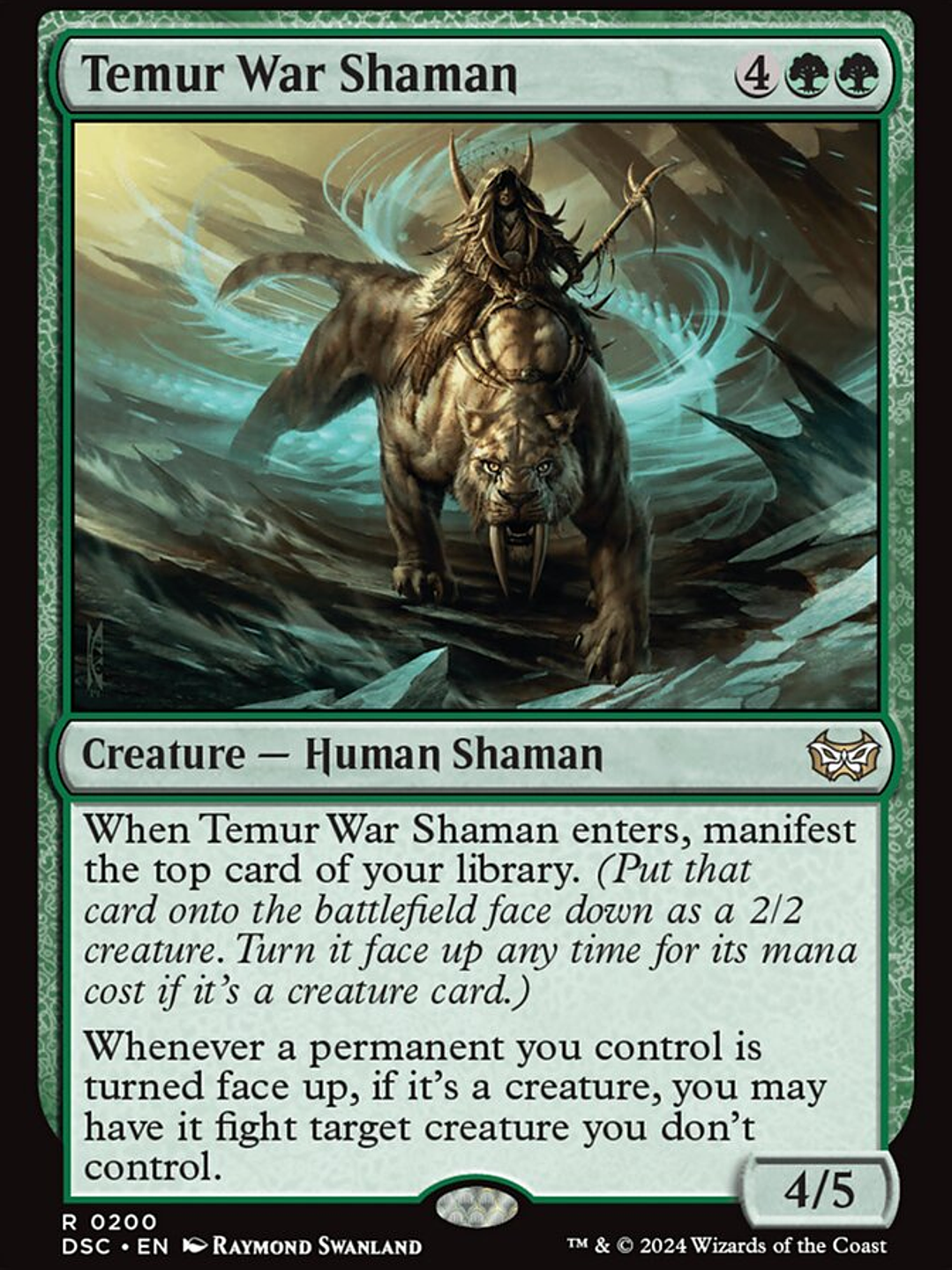 Temur War Shaman (Duskmourn: House of Horror Commander) 1