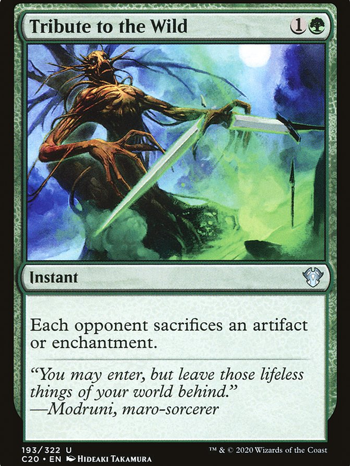 Tribute to the Wild (Commander 2020) 1