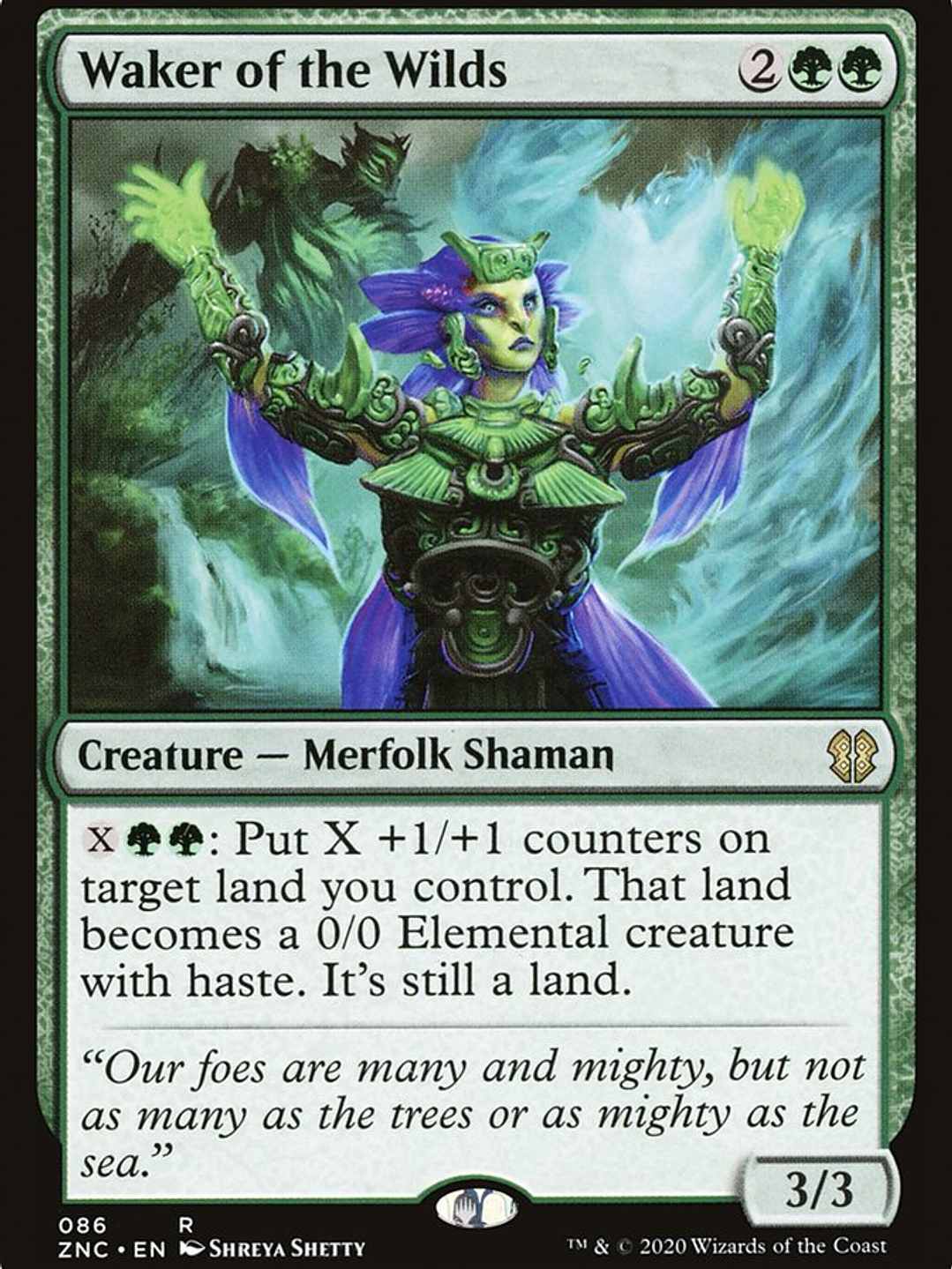 Waker of the Wilds (Zendikar Rising Commander) 1