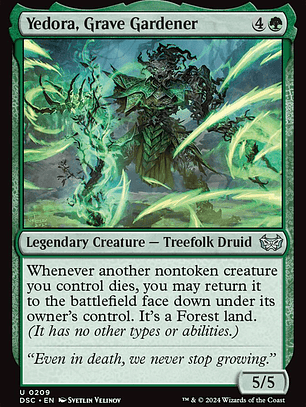 Yedora, Grave Gardener (Duskmourn: House of Horror Commander)