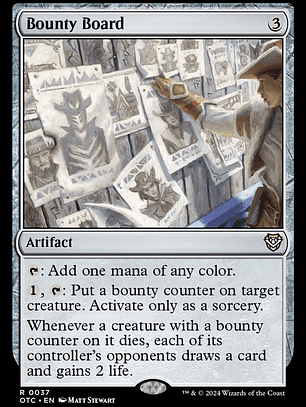 Bounty Board (Outlaws of Thunder Junction Commander)