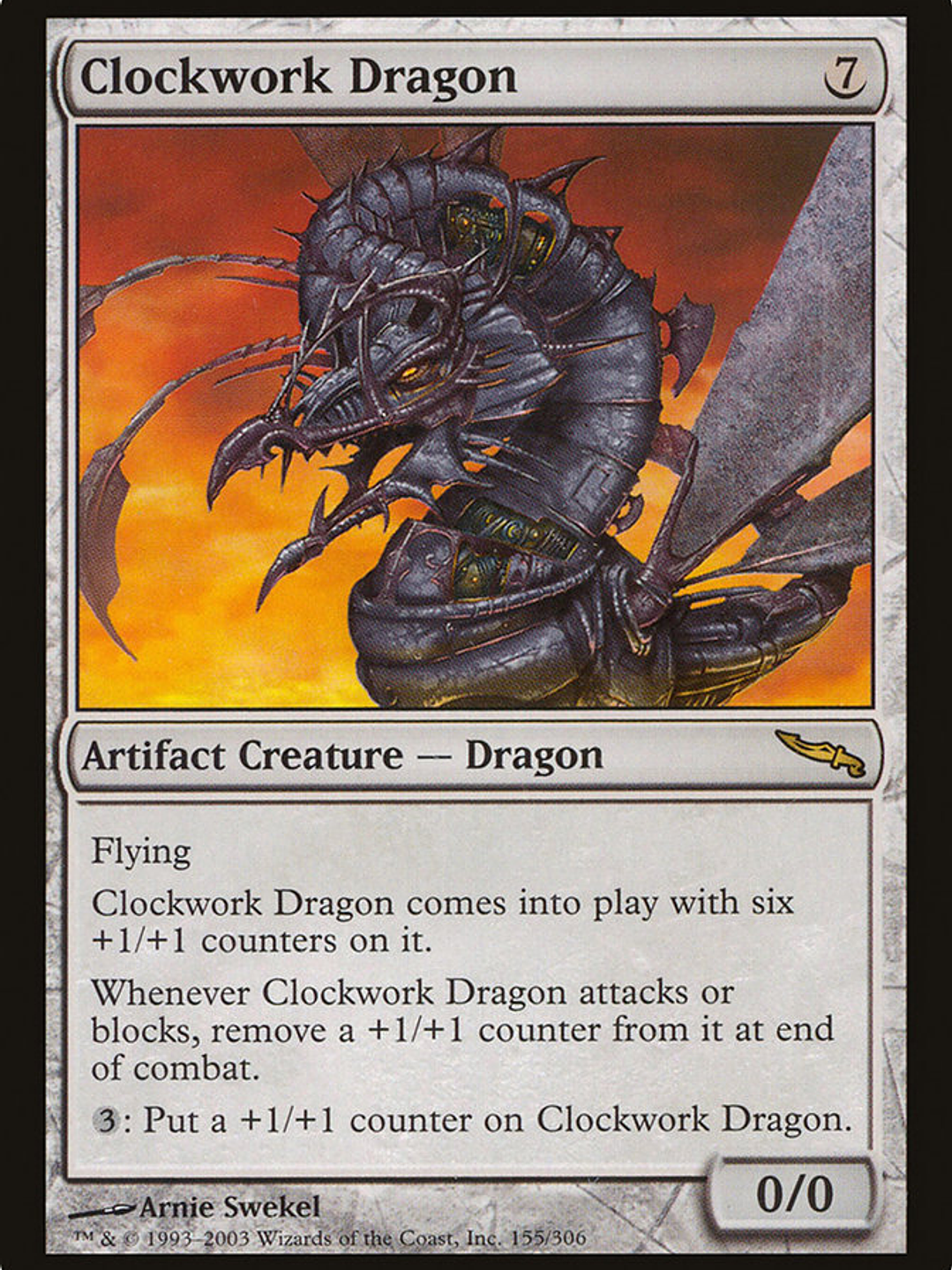 Clockwork Dragon (Mirrodin) 1