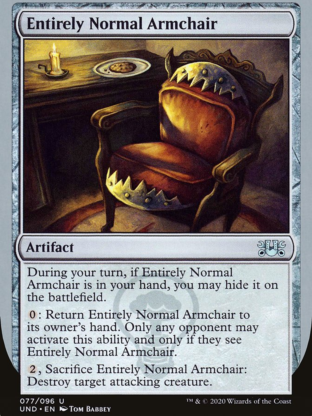 Entirely Normal Armchair (Unsanctioned) 1