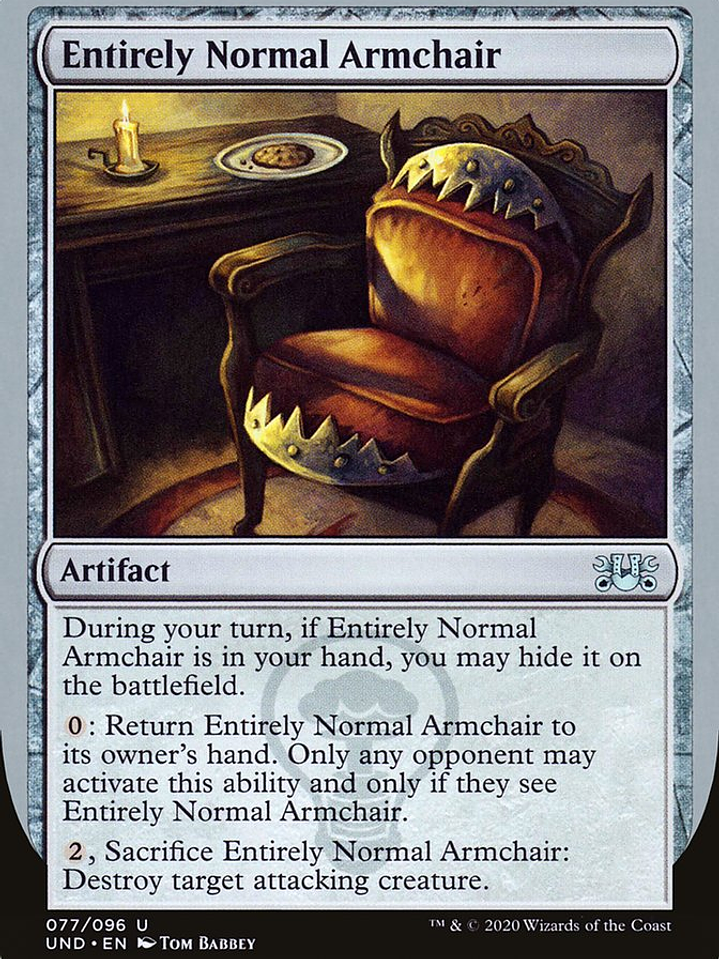 Entirely Normal Armchair (Unsanctioned) 1