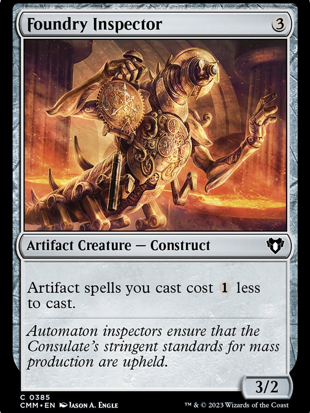 Foundry Inspector (Commander Masters) 1