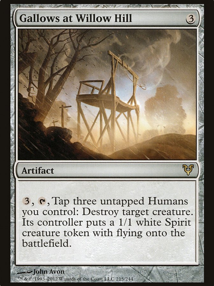 Gallows at Willow Hill (Avacyn Restored) 1