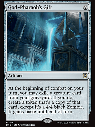 God-Pharaoh's Gift (Aetherdrift Commander)