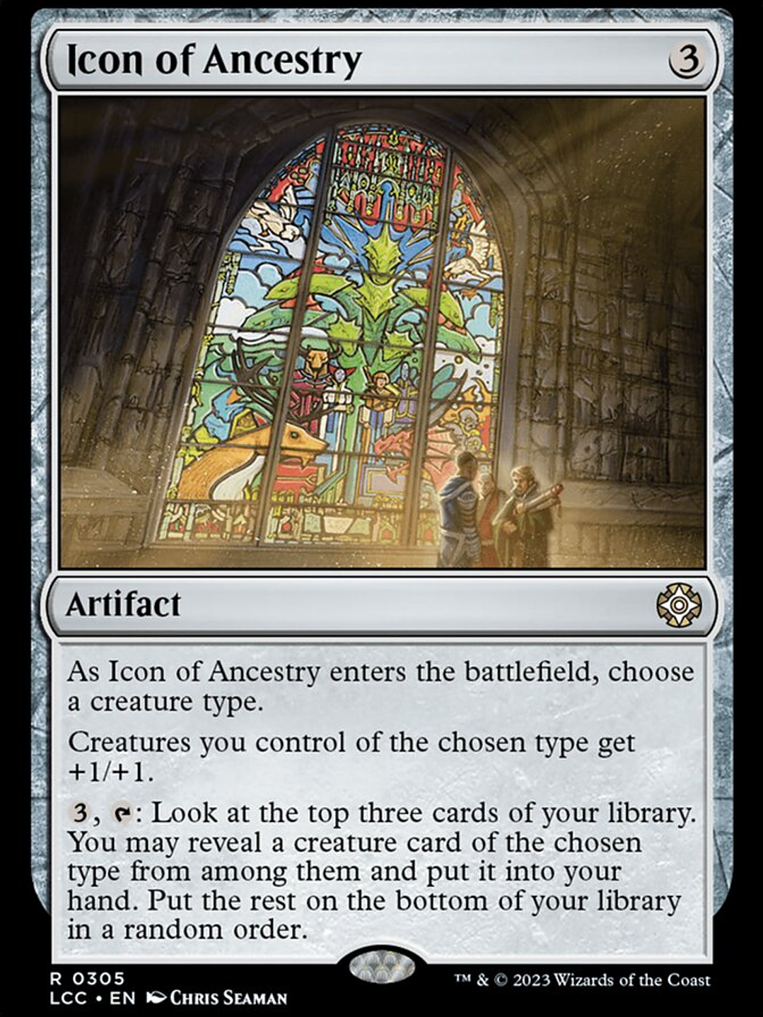 Icon of Ancestry (The Lost Caverns of Ixalan Commander) 1