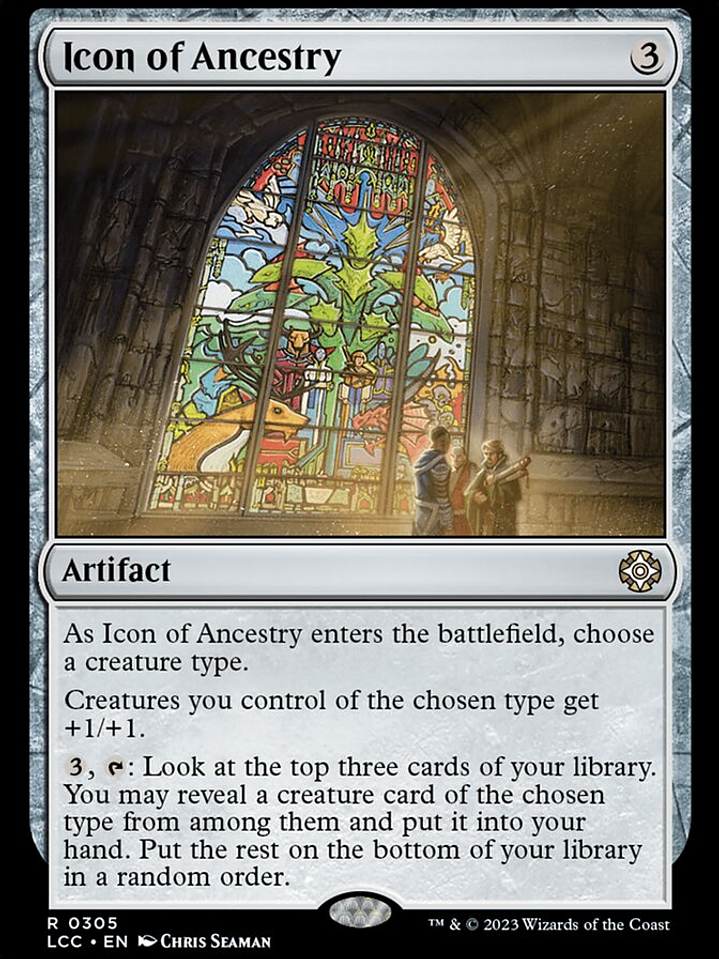 Icon of Ancestry (The Lost Caverns of Ixalan Commander) 1