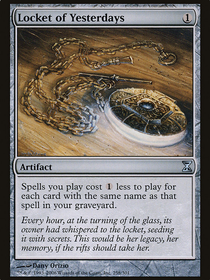 Locket of Yesterdays (Time Spiral) 1