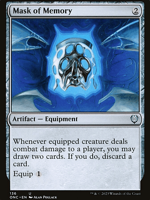 Mask of Memory (Phyrexia: All Will Be One Commander)