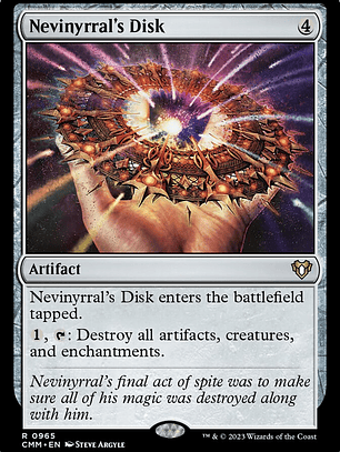 Nevinyrral's Disk (Commander Masters)