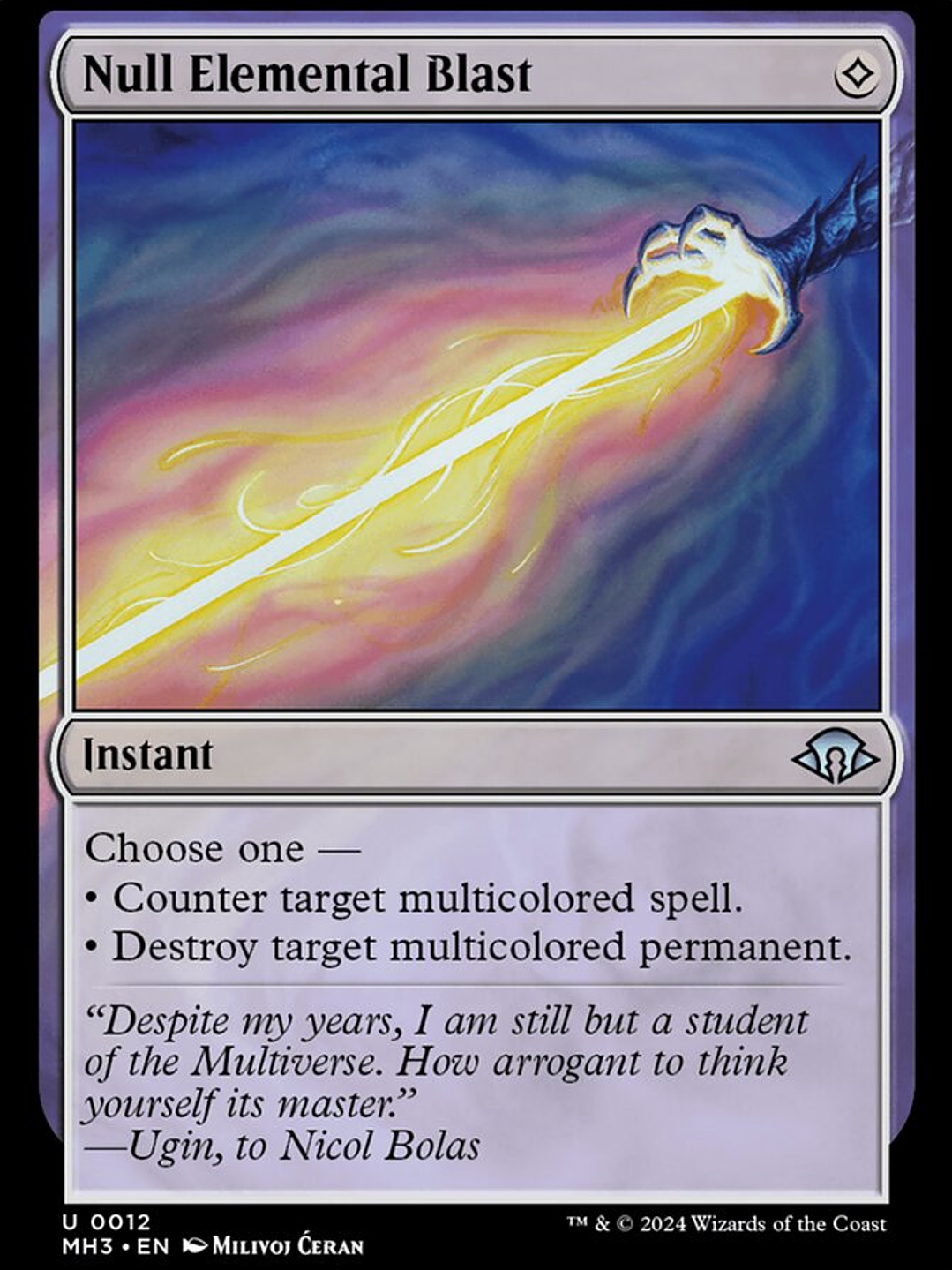 Null Elemental Blast (Modern Horizons 3) 1