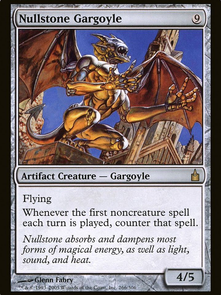 Nullstone Gargoyle (Ravnica: City of Guilds) 1