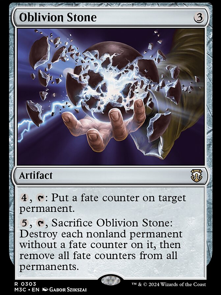Oblivion Stone (Modern Horizons 3 Commander) 1